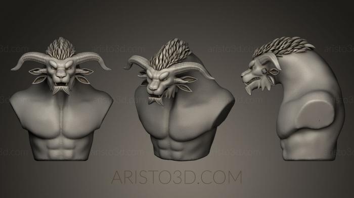Busts of heroes and monsters (BUSTH_0144) 3D model for CNC machine